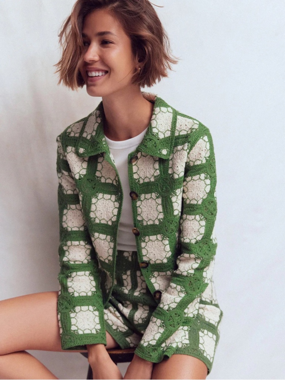 Boden crochet jacket multi brand new nvr worn sz 10! Offer!